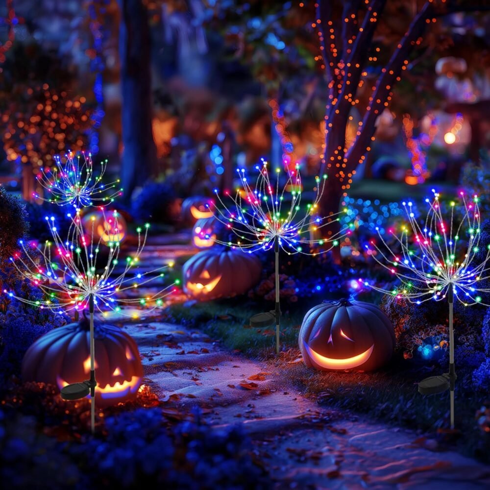 2-Pack Solar Fairy String Lights - Image 2