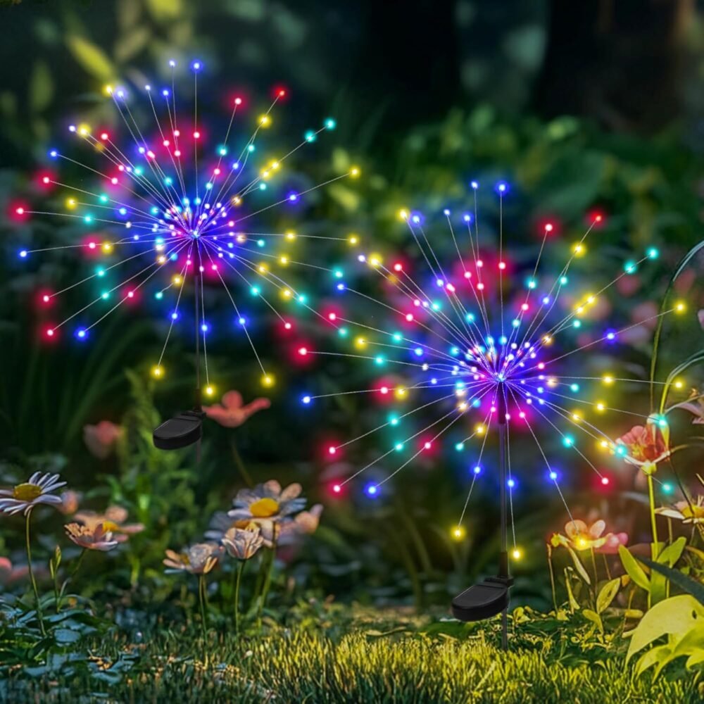 2-Pack Solar Fairy String Lights