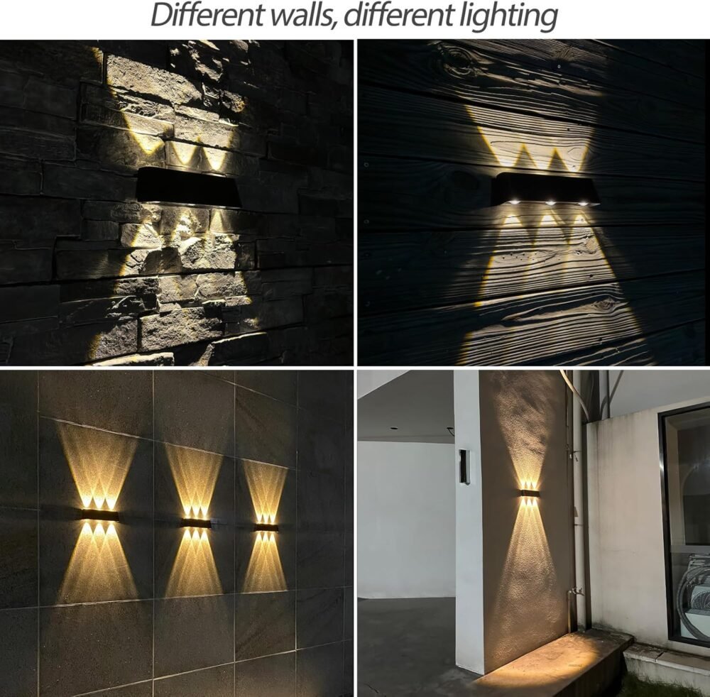 Aluminum Alloy Solar Wall Light - Image 2